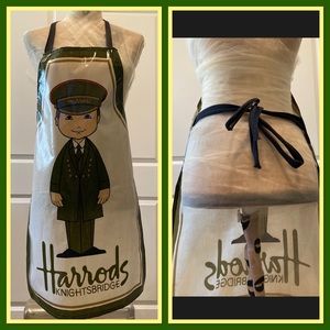 Harrods Vintage PVC Vinyl Doorman Apron.